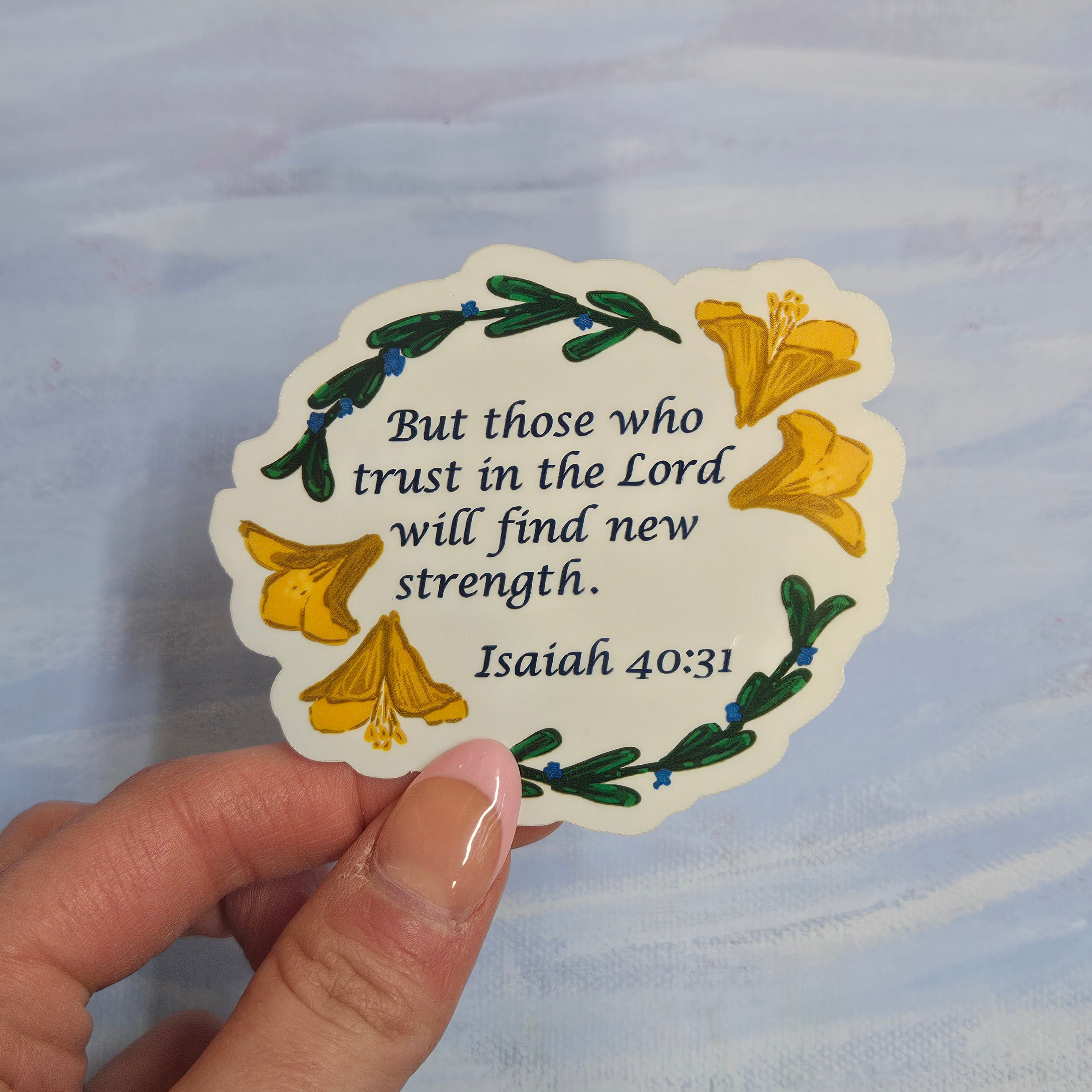 New Strength Sticker