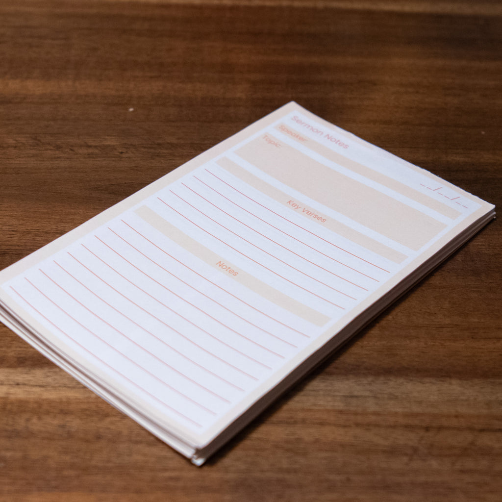 Sermon Notepad